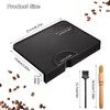 Sandiyago Non-Slip Coffee Tamping Mat with 2 Coffee Brushes, Durable