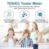 Flintronic TDS/EC Water Quality Test Meter, Temperature Tester with Backlight,