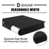 D DACCKIT Slab Binder for Graded Cards，Fits 60 Slabs -