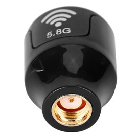 5.8Ghz 3dBi RHCP High Gain Antenna FPV Racing Drone RC Parts Accessory Black Red Inner Hole SMA-Male Inner Needle Racing Drone (Inner Hole)