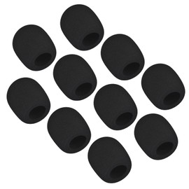 10pcs Microphone Mic Cover Foam Handheld Microphone Windshield, Fits SM58, E835 and Most Handheld Mic Covers