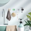 Silicone Toothbrush Holders for Bathrooms - 4 Pcs Yellow Wall