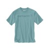 Carhartt Carhartt Men's Core Logo T-Shirt S/S Work Utility, Summer Blue Heather, L