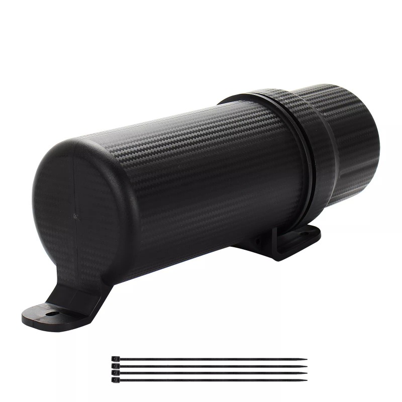 GIDIBII Motorcycle Universal Tool Tube Kit Waterproof Storage Canister Box+Mounting