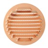 The gtr100r-y Ventilation Grill Round Recessed, Copper, 125 mm