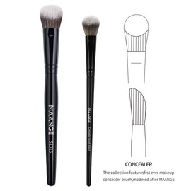 Makeup Brush Set, 2 Counts/set Fingertip Foundation Brush & Fingertip Concealer Brush, Face Makeup Tools, Gift for Women & Girl