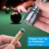 Snooker 3 in 1Cue Tip Shaper, eSynic Profeesional Billiard Snooker