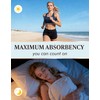 AIRCUTE Washable Absorbency Incontinence Underwear for Women Reusable Leak Proof