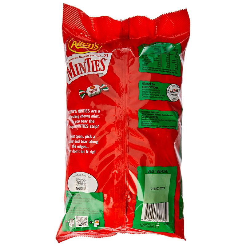 Allen's Minties Large Bag 1kg. - Australian