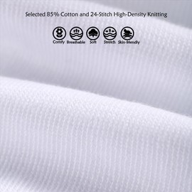 Dicry Baby Girls Double Lace Turn Cuff Socks with Big Ruffle for Infant (3 Pairs White Pink Red, 3-6 Months)