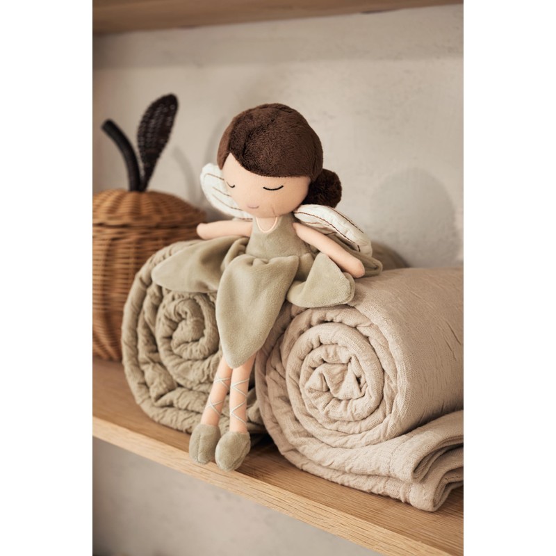 Jollein 037-001-67073 - Bambola di peluche, motivo: Fata Livia, 32