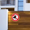 Ambiance Sticker Pipi Dog Sign - Laminated Waterproof & U