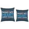 Make My Heart Great Again Open Heart Surgery Recovery Throw