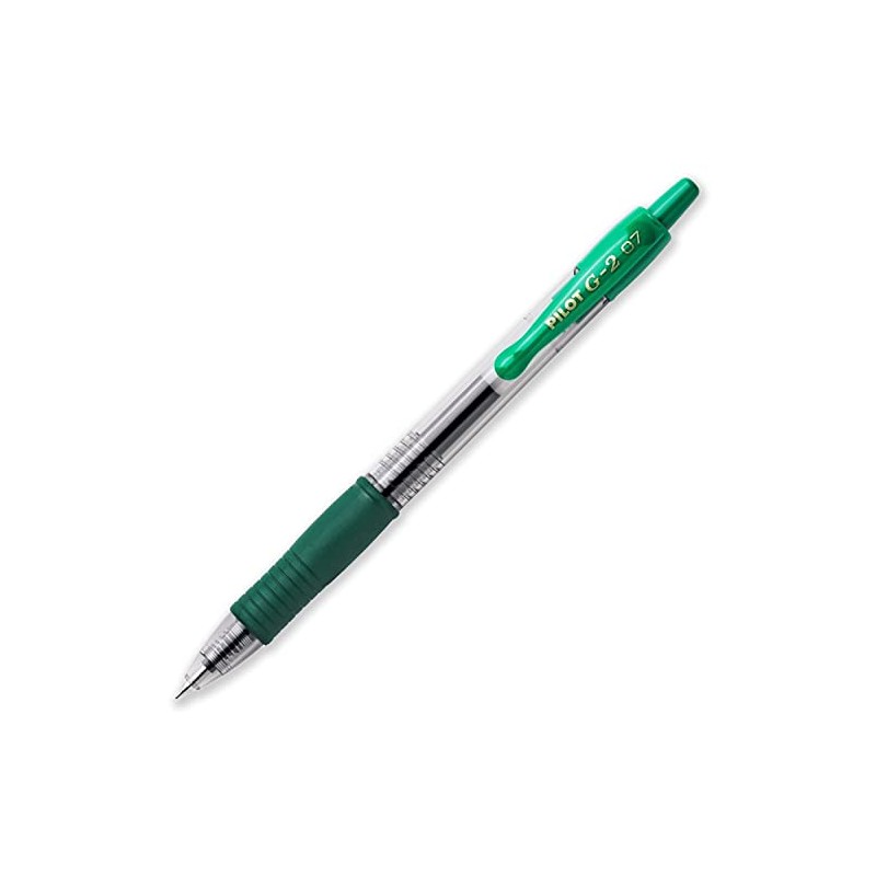 Pilot G-2 Retractable Gel Ink Rollerball Pens - 0.7mm Nib