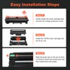 v4ink 2PK TN760 Toner Compatible Replacement for Brother TN760 TN730