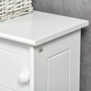 HOMCOM Over The Toilet Bathroom Cabinet, Freestanding Bathroom Storage Organizer