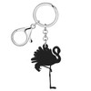 WEVENI Inspirational Flamingo Gifts for Women Girls Pink Flamingo Keychain
