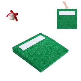 VEVOR Pitching Mound, Portable Baseball Pitcher's Mound, 31 in Indoor Outdoor Pitching Practice and Training Equipment, Softball Pitching Aids with Antifade Turf, Pitching Rubber, Carry Handle