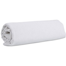 Zxiixz White Linen Needlework Fabric, (59In x 19In) Large Size Linen Fabric Cloth Embroidery Linen Fabric Cross Stitch Aida Cloth for Making Garment Craft Upholstery Flower Pot Decoration