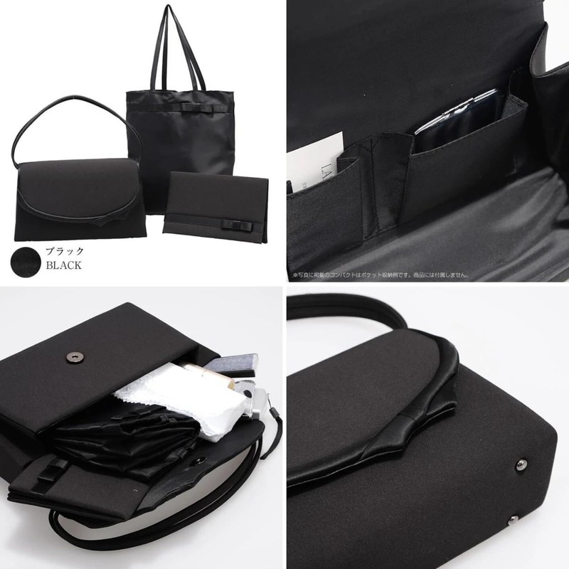 Fushodo Formal Bag, Set Product, Black Formal, Women's, For Funerals,