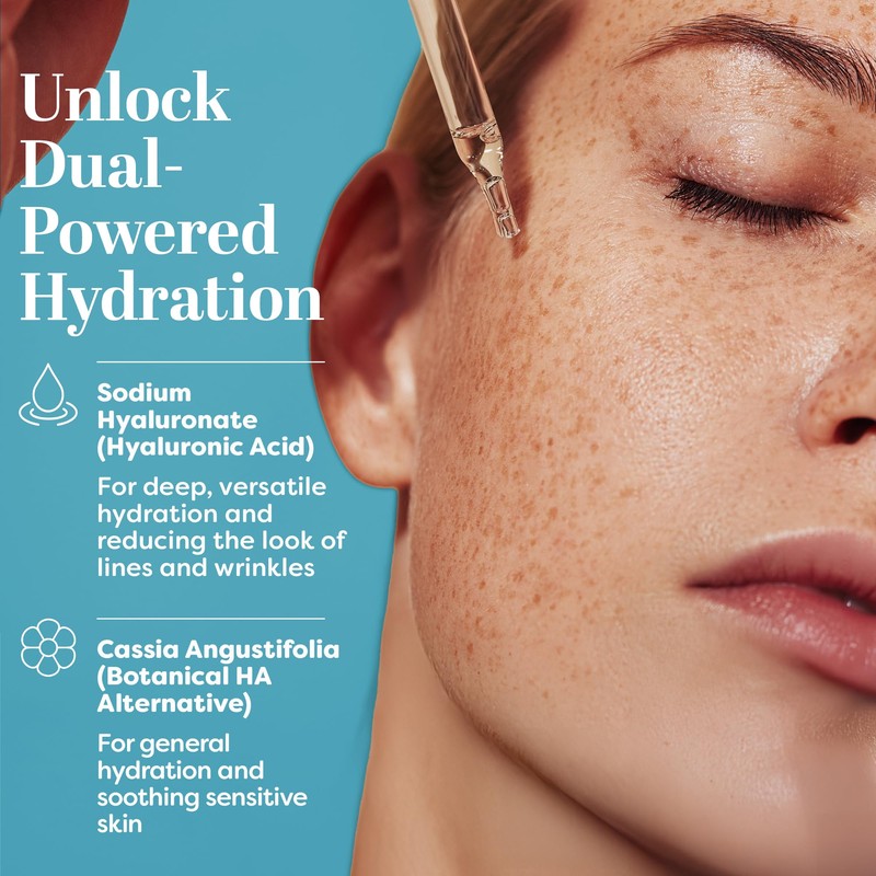 TruSkin Hyaluronic Acid Serum for Face – 7 Ultra-Hydrating Ingredients