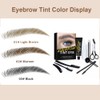 SHEEYOON Eyebrow Dye Kit, Professional Update Formula Brow Eyelash Tint
