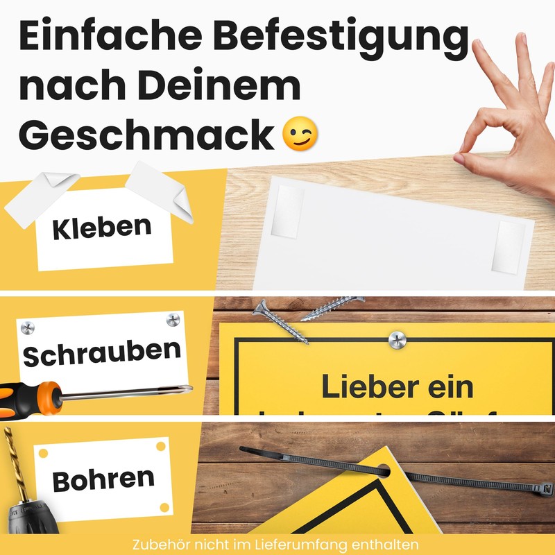 DankeDir! Known Drunk Sign with Saying - Funny Gift for