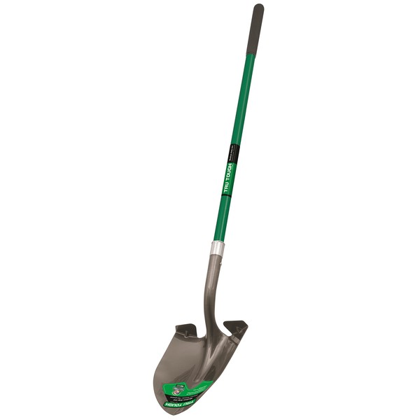 Truper 32402 Tru Tough 47-Inch Round Point Shovel with Long Handle and 10-Inch Grip