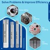 YOFAPA Tap Extractor, 10 Pieces Broken Head Screw Bolt Tap