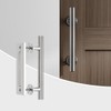 CCJH 24 cm Barn Door Handle Sliding Door Handle Stainless