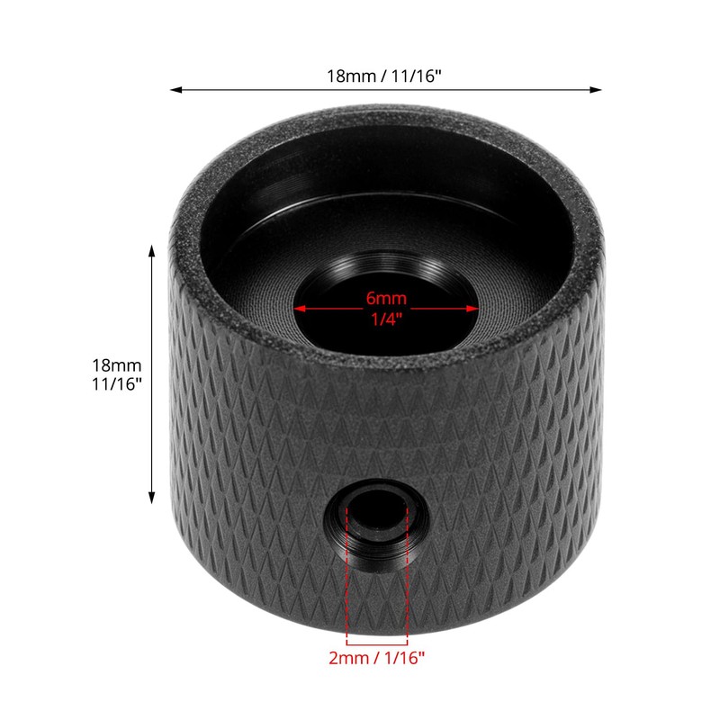 QWORK Guitar Speed Control Knobs, Set of 4 Metal Volume