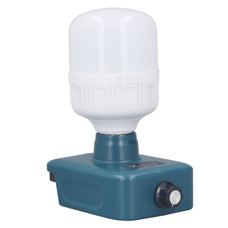 Battery Powered Work Light Bulb E27 Adjustable Brightness LED Bulb