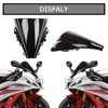 PSLER Windscreen Windshield Double Bubble for YZF R6 600 2006-2007,