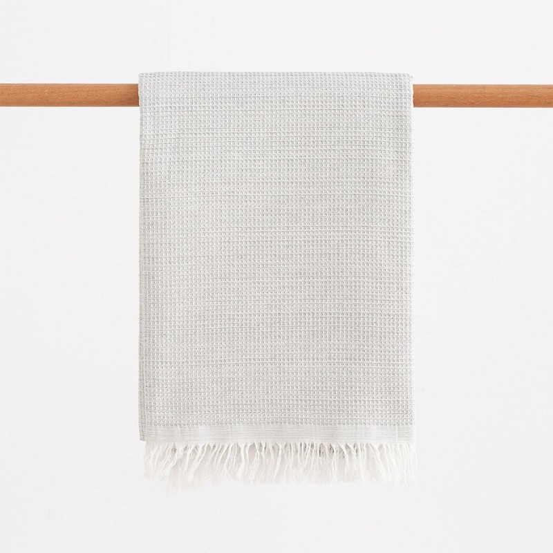 GAMUSI Fouta Pareo Beach Towel Light Honeycomb 190 x 180