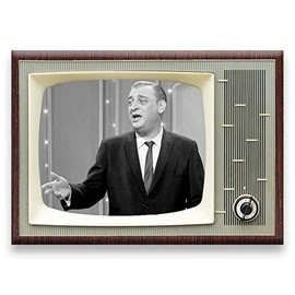 Rodney Dangerfield Standup Comedian Retro TV Design Fridge Magnet