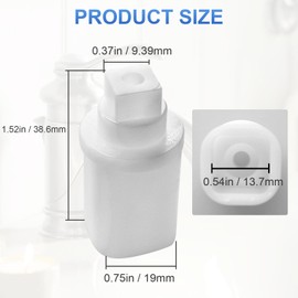 LEDBarz 1070733 Faucet Stem Driver Replacement for KOHLER Shower Handle & Faucet Parts - White Finish