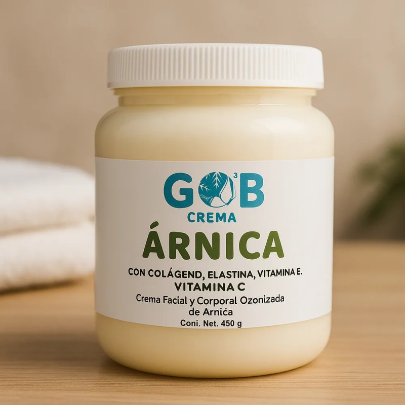 Crema De Arnica Ozonizada - Gob - 450 G