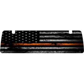 Unbranded POLARIS GENERAL OEM PERFORATED GRAPHIC THIN ORANGE LINE FLAG BACK WINDOW