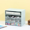 OSteed Desk Craft Organizer and Storage with 7 Flat Drawers,
