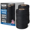 Waxed Twine Lacing Cord 160 LBS Tensile Strength (2-Rolls) Each