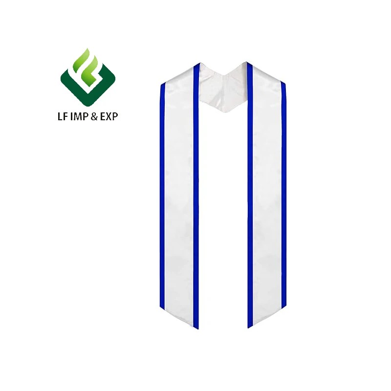 Wholesale Graduation Stole With Trim in Various ColorsSize: 72", Color: