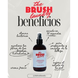 Limpiador Profesional de Brochas de Maquillaje Secado Rápido Elimina Bacterias y Residuos Fórmula Pro Artist 250 ml Higiene Profesional para Brochas en 30 segundos