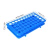 DECHOUS 2pcs Blue Plastic Scientific Test Tube Racks with Lab