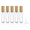 GSHLLO 5 Pcs 10 ml Glass Perfume Spray Bottles Small