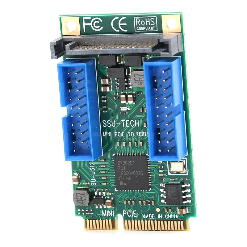 MINI PCIE to USB3.0 Front Expansion Card for Windows XP/2003/Vista