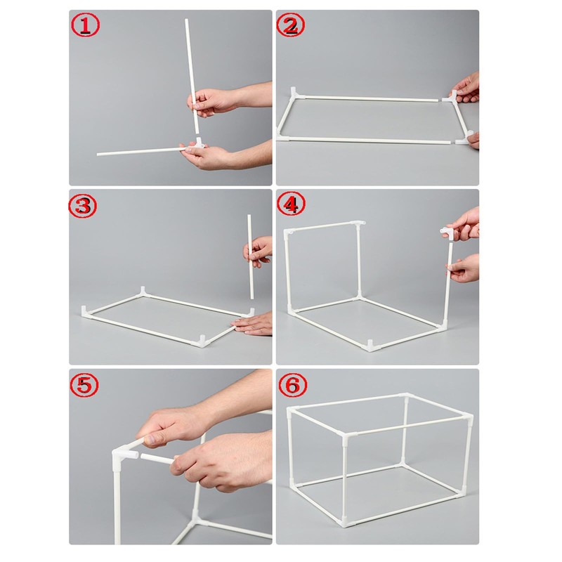 YUJHON Clothes Hanger Organizer Holder with Handles Hanger Storage Triangle