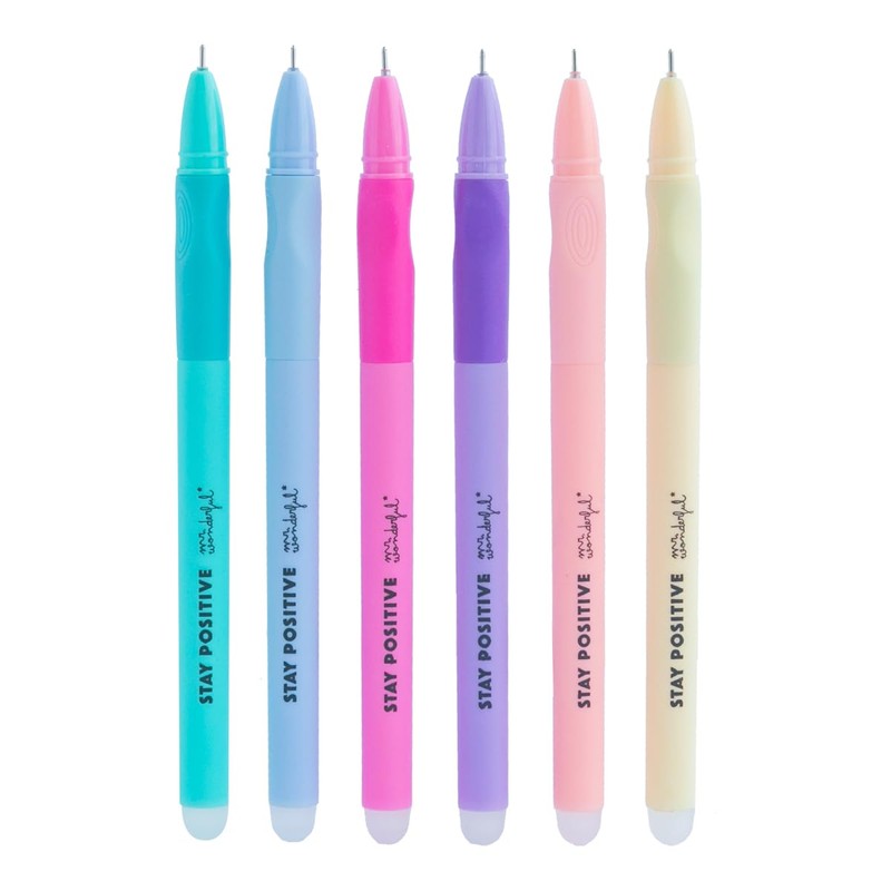 Mr.Wonderful Erasable Ballpoint Pen for Writing and Repeating