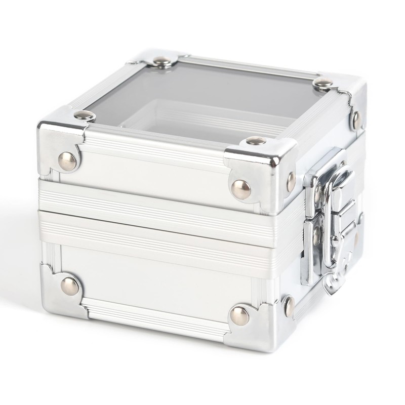 KADS Aluminum Nail Drill Bit Holder Storage Box 25 Holes