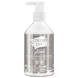 Color Lux Color Cleansing Conditioner, Platinum, 3-in-1 Color Depositing Formula, Vegan, Sulfate-Free, Paraben-Free, 8.25 oz