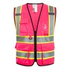ProtectX 9 Pockets Safety Vest for Men Women High Visibility
